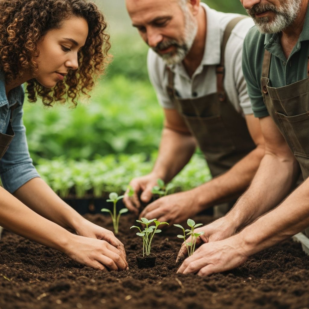 Welnex Bio team at work in the nursery